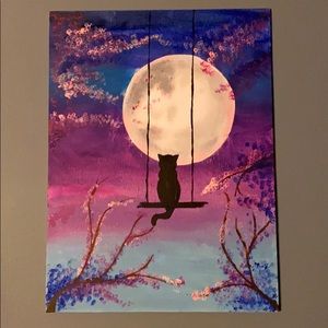 Acrylic painting on canvas panel